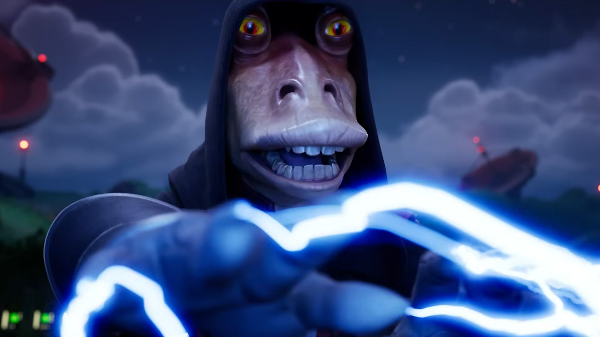 Fortnite Chapter 6 Season 3 featuring Darth Jar Jar
