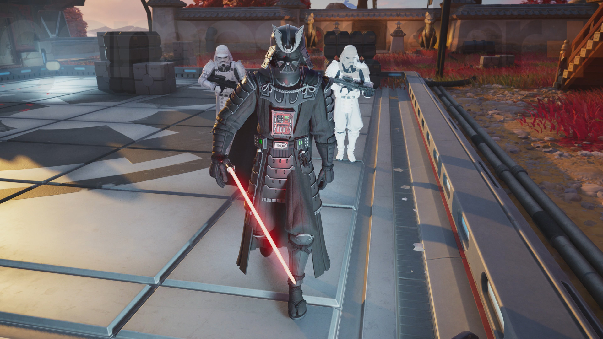 Darth Vader Samurai, un des personnages Fortnite dans la saison 3 du chapitre 6