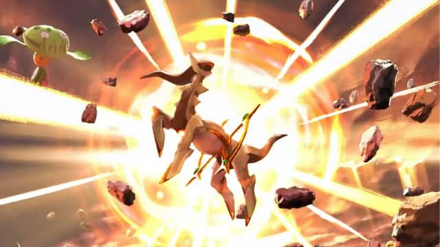 découvrez les 10 missions secrètes incontournables dans pokémon tcg ! Créature mythique avec fond explosif lumineux.