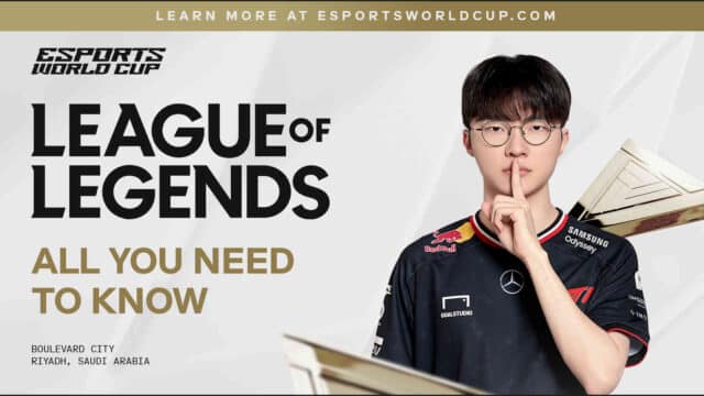 coupe du monde esports 2025 : découvrez le format et Affiche League of Legends, Coupe du Monde eSports.
