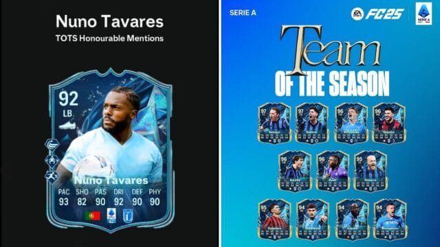 débloquez nuno tavares tots: 5 astuces put réussir le sbc! Carte de joueurs de football TOTS en séries A.