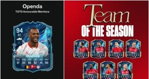 Cartes FIFA joueurs équipe de la saison.