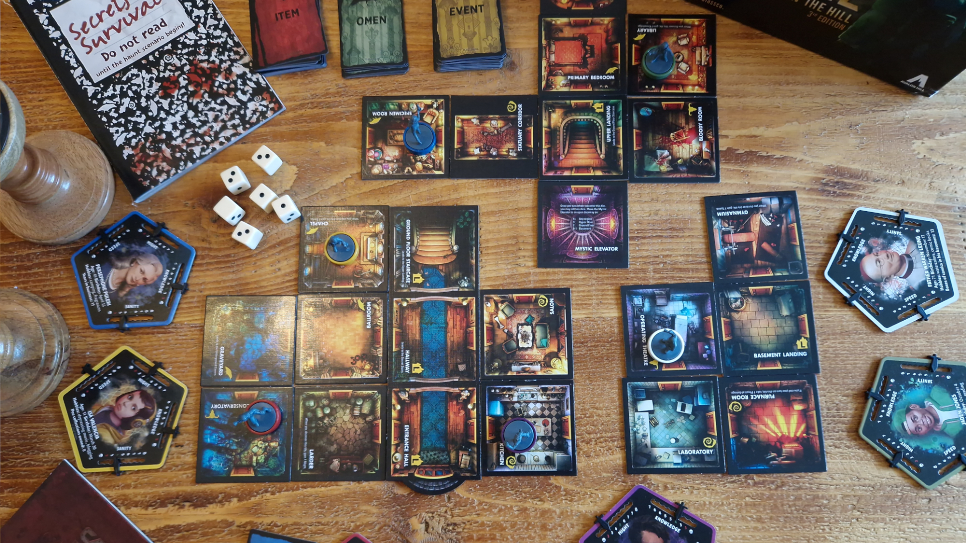 Plateau de Betrayal at House on the Hill 3e édition