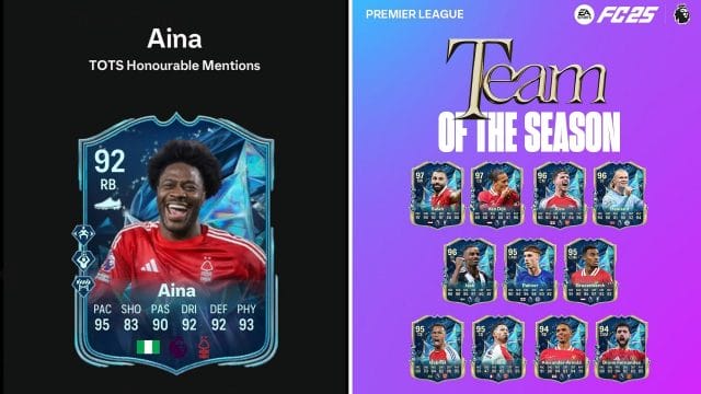 ea fc 25 : découvrez les solutions économiques pour ola Cartes football Team of the Season, mentions honorables.