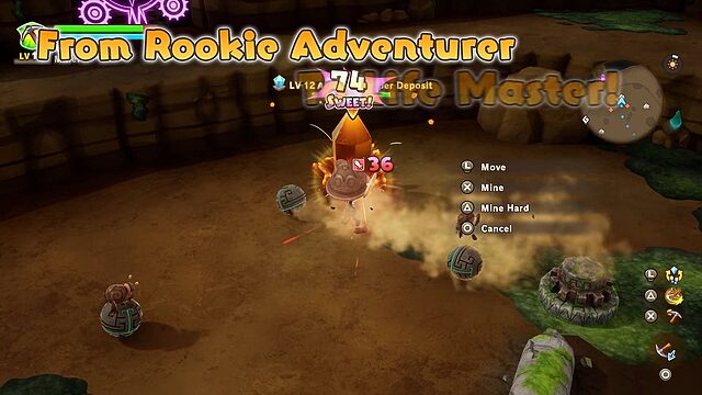 fantasy life i : comment trouver du minerai magma sans Personnage minant dans un jeu vidéo.