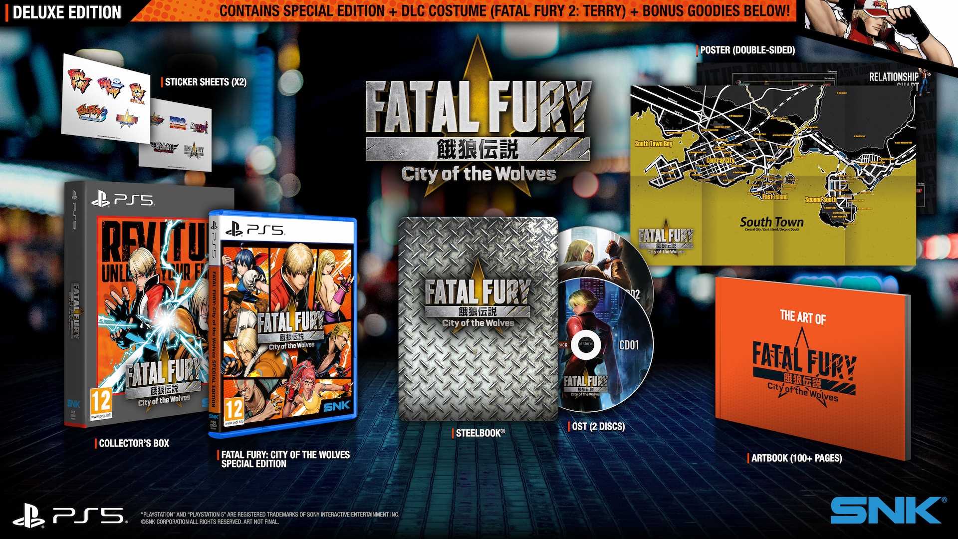 Fatal Fury: City of the Wolves - Éditions Deluxe et Special