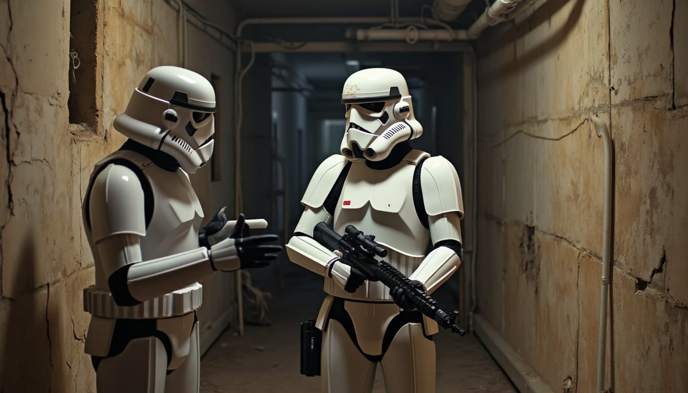 plongez dans l'univers épique de fortnite et star wars ! ne manquez pas notre vidéo exclusive mettant en vedette les stormtroopers, prêts à en découdre. découvrez les nouveautés, les aventures et les surprises qui vous attendent dans ce crossover incroyable !