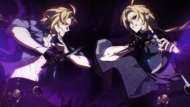 Deux personnages animés s'affrontent avec intensité.