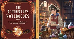 Couverture d'un anime intitulé 'The Apothecary's Notebooks'.