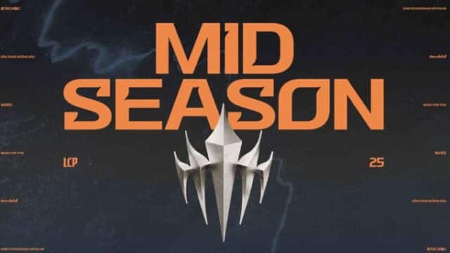 lancement de la mi saison de la lcp 2025 date 681x383 Affiche Mid Season avec logo emblématique.