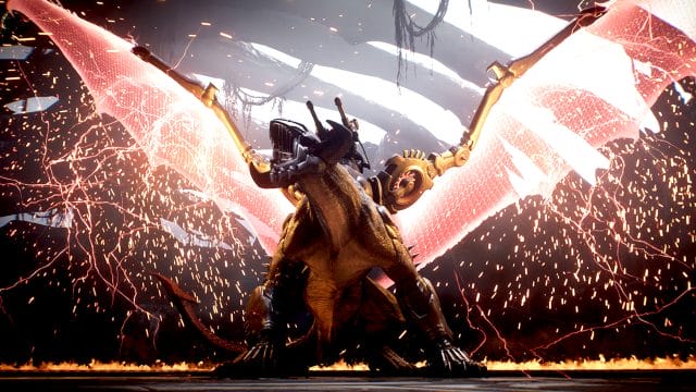 ne ratez pas le bundle graphique à 2 000 € Dragon robotique avec ailes lumineuses, effets étincelants.