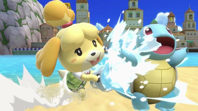 pourquoi le directeur de super smash bros. ultimate valorise votre Personnages animés jouant au bord de la mer.