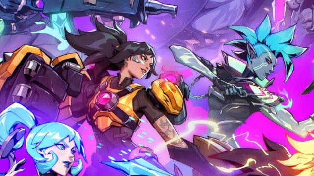 "riot devs lancent un nouveau moba : découvrez pourquoi les Trois personnages animés en combat dynamique.