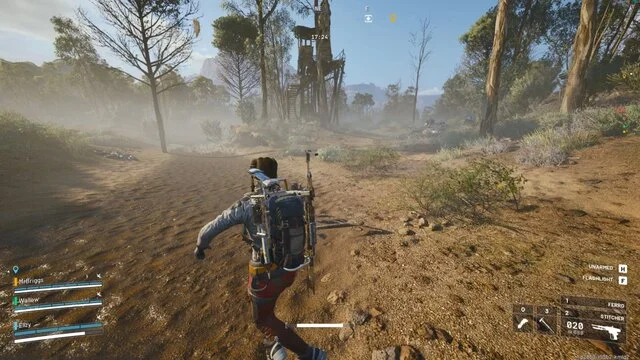 arc raiders : où trouver la great mullein — 7 Joueur explorant paysage désertique dans un jeu vidéo.