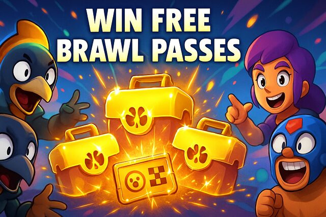 brawl stars : tentez votre chance pour décrocher l'un des 3 brawl pass gratuits dès maintenant ! participez à notre événement brawl stars et tentez de gagner l'un des 3 brawl pass gratuits disponibles dès maintenant. ne manquez pas cette occasion unique de booster votre expérience de jeu !