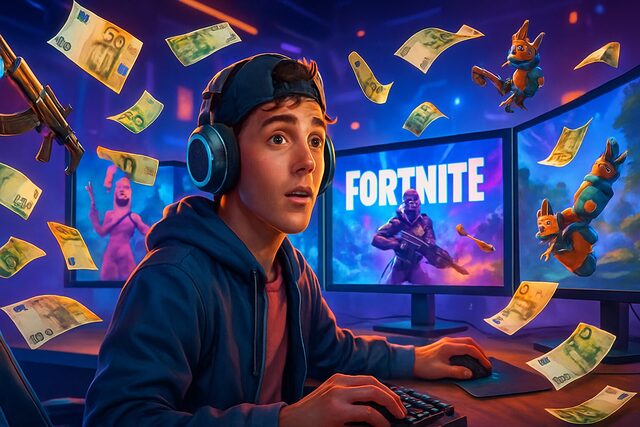 fortnite est gratuit, pourtant il a dépensé 42 500 euros pour jouer... découvrez pourquoi un joueur de fortnite, pourtant gratuit, a dépensé 42 500 euros pour profiter pleinement de son expérience de jeu.