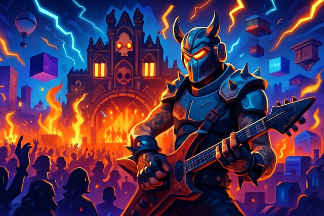 plongez dans l’univers hellfest : une immersion interactive unique débarque dans fortnite découvrez l'univers hellfest comme jamais auparavant avec une expérience interactive exclusive dans fortnite. plongez au cœur du festival de métal et vivez des moments inoubliables en ligne !