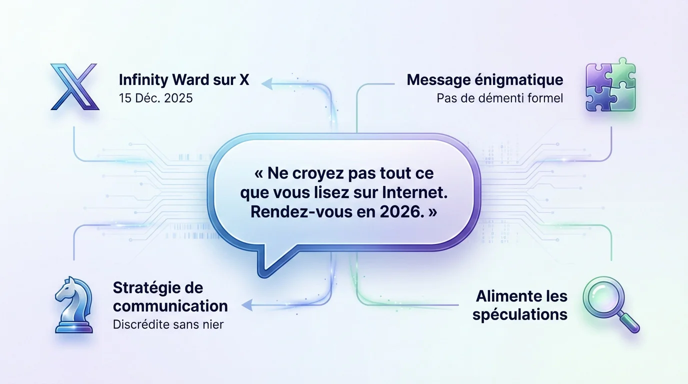 Analyse du tweet cryptique d'Infinity Ward concernant les rumeurs de Modern Warfare 4