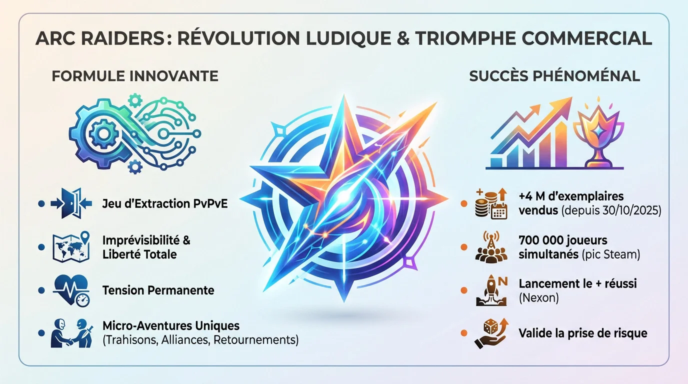 ARC Raiders domine le marché FPS 2025 avec son gameplay d'extraction PvPvE