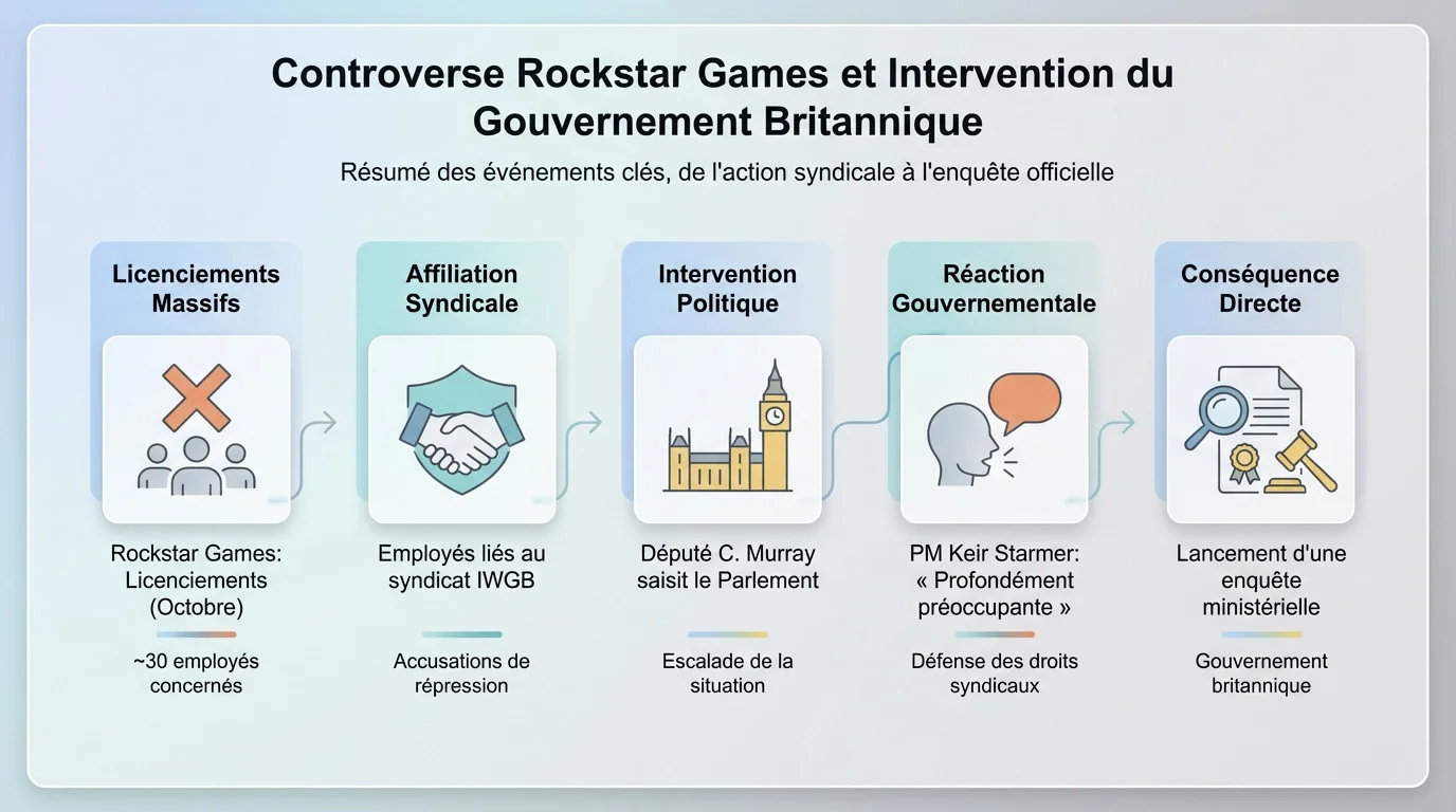 Keir Starmer s'exprime sur l'affaire Rockstar Games et les accusations de répression syndicale