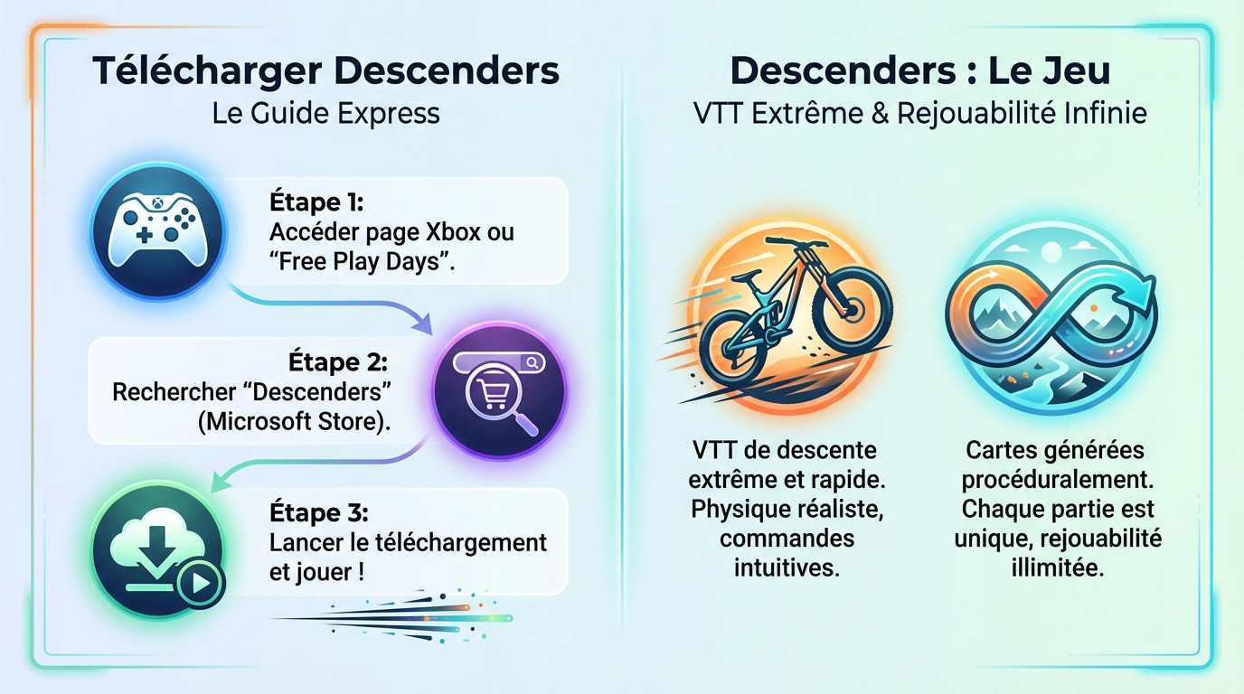 Guide de téléchargement et gameplay de Descenders sur Xbox
