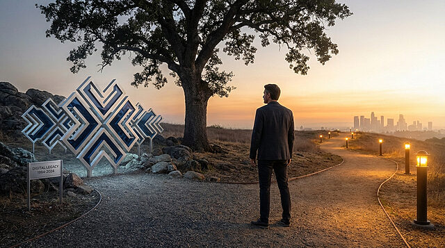 featured image from wisewand Homme regardant l'horizon au coucher du soleil.