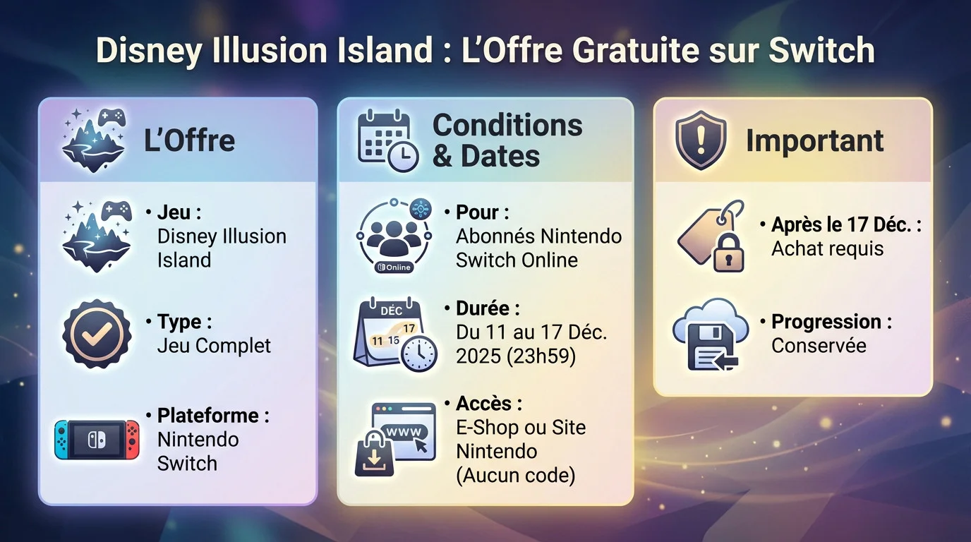 Mickey et ses amis dans le jeu Disney Illusion Island offert temporairement sur Nintendo Switch Online