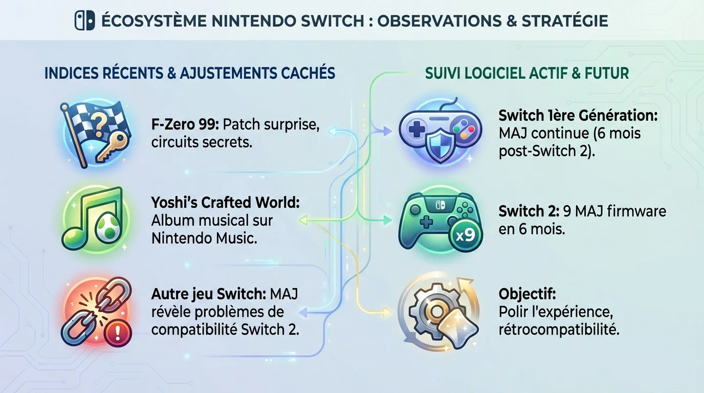 Analyse de l'écosystème Nintendo Switch et stratégie de mise à jour