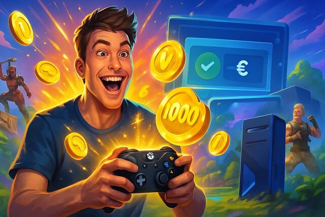 fortnite : découvrez l'astuce ingénieuse pour gagner 1 000 v bucks à seulement 1 € sur xbox et pc découvrez comment obtenir 1 000 v-bucks pour seulement 1 € sur xbox et pc grâce à cette astuce ingénieuse dans fortnite. ne manquez pas cette opportunité exclusive !