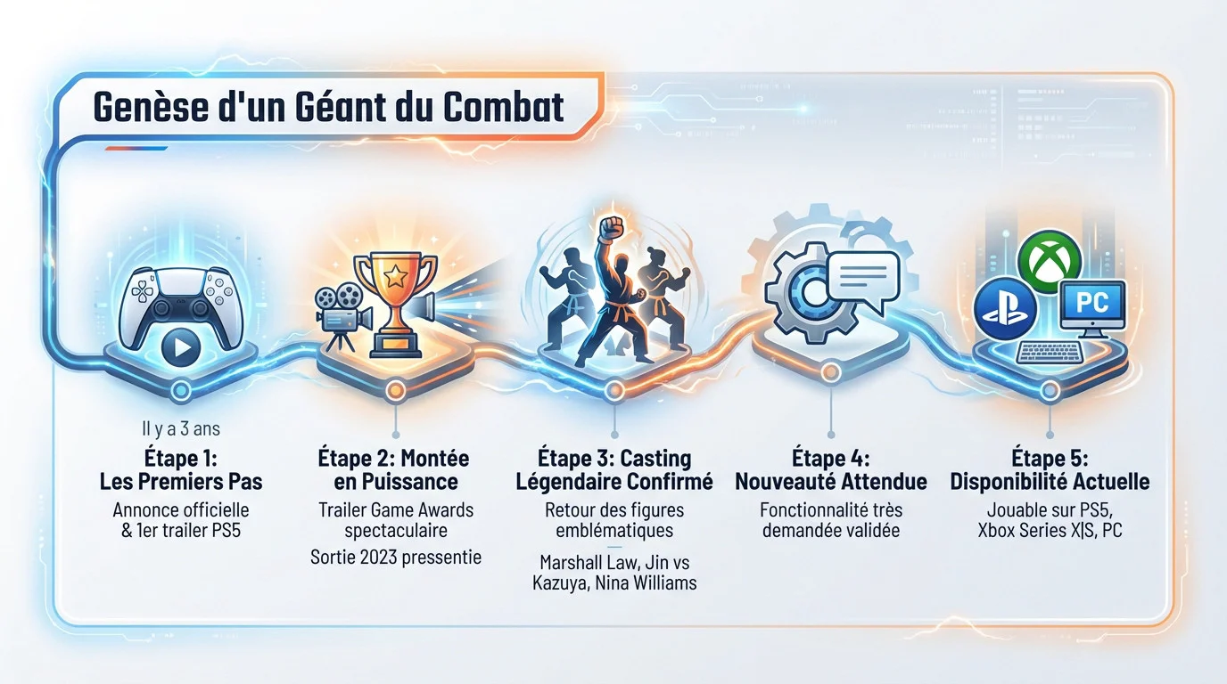 Genèse de Tekken 8 et retour sur les premières annonces du jeu de combat