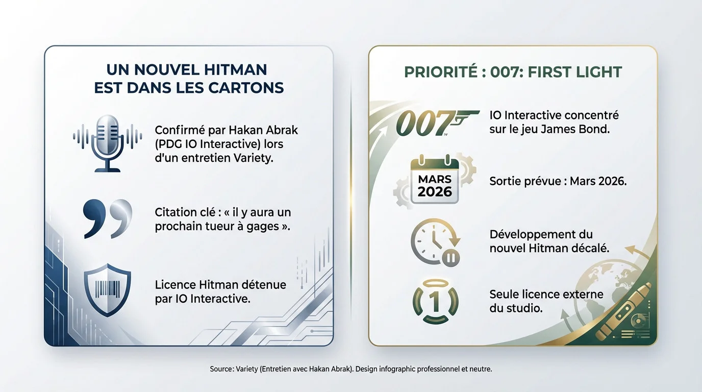 Hakan Abrak confirme le développement d'un futur Hitman après le projet 007 First Light