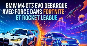 découvrez l'arrivée impressionnante de la bmw m4 gt3 evo dans fortnite et rocket league, alliant course virtuelle et action intense en jeu pour une expérience unique.