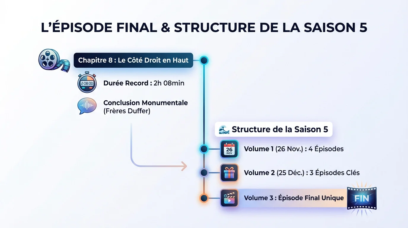 Structure de diffusion de la saison 5 de Stranger Things et détails de l'épisode final