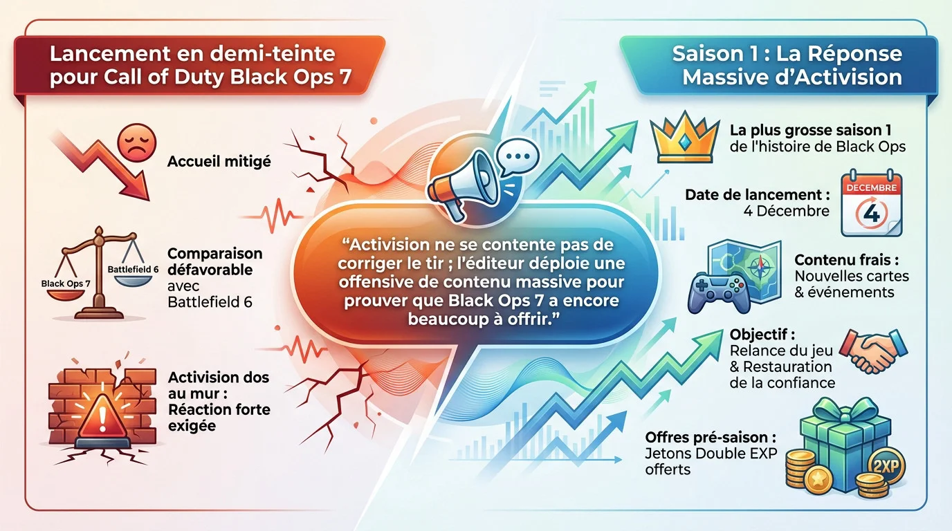 Opération reconquête : la stratégie d'Activision pour Black Ops 7