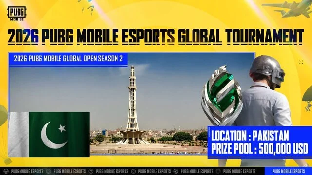 pubg mobile 2026 au pakistan : ne ratez pas l’événement Tournoi PUBG Mobile 2026 au Pakistan, 500,000 USD.