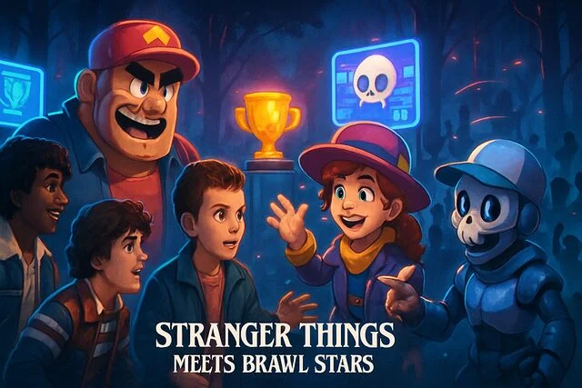 stranger things rencontre brawl stars : quand hawkins s'invite à starr park pour un événement exceptionnel découvrez l'événement exceptionnel où l'univers mystérieux de stranger things fusionne avec l'action de brawl stars, à starr park. une aventure unique à ne pas manquer !