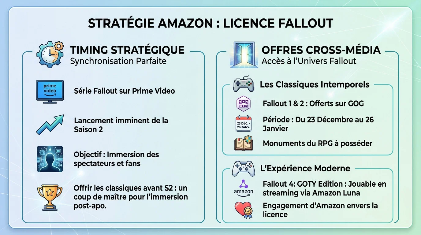 Stratégie cross-média Amazon Prime Gaming et série Fallout saison 2