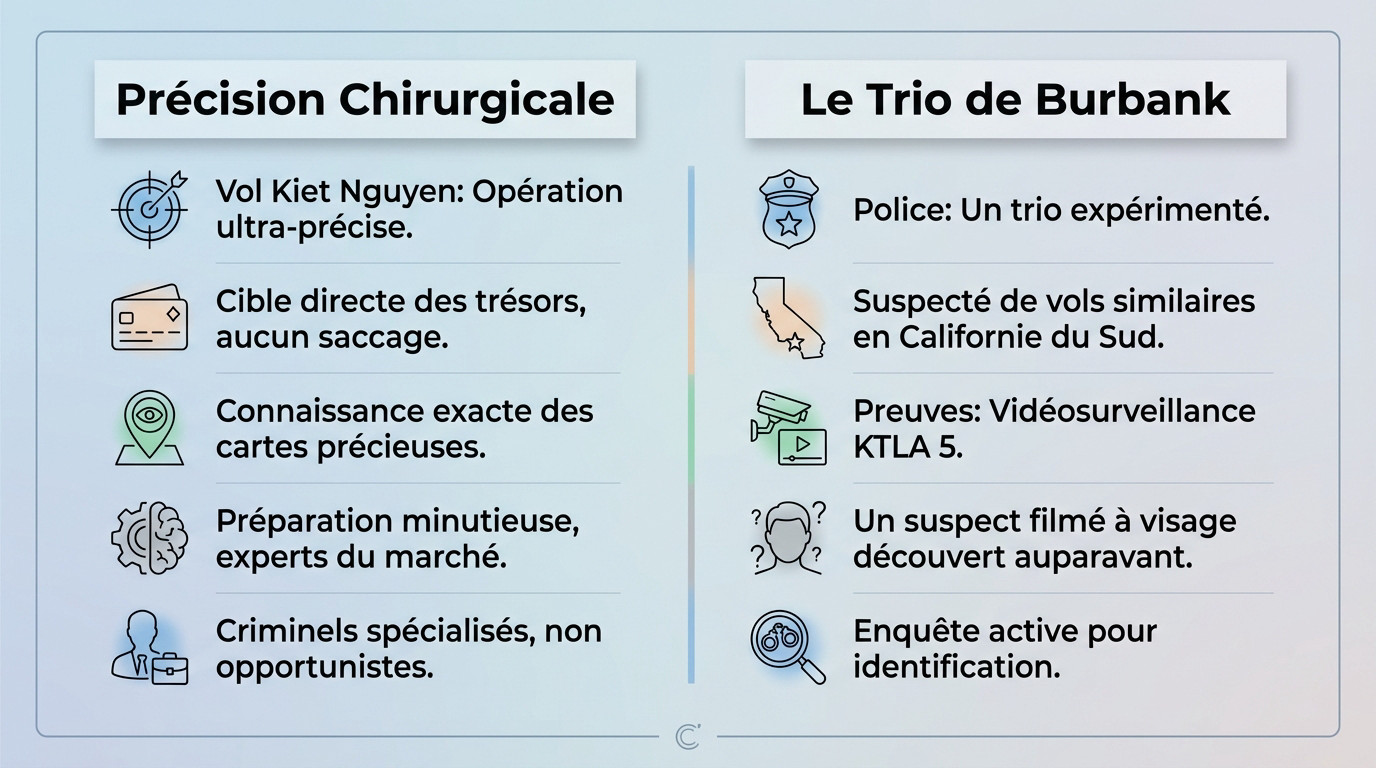 Vols de cartes Pokémon rares à Burbank : Kiet Nguyen face à une précision chirurgicale