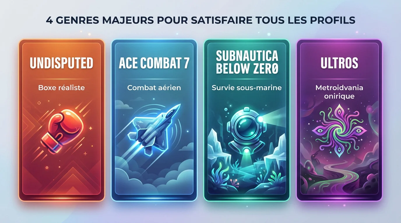 Aperçu des quatre jeux variés du PlayStation Plus de février 2026