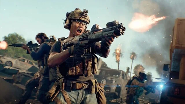 battlefield 6: comment débloquer les récompenses de fidélité Soldats en combat urbain intense, armes à feu.