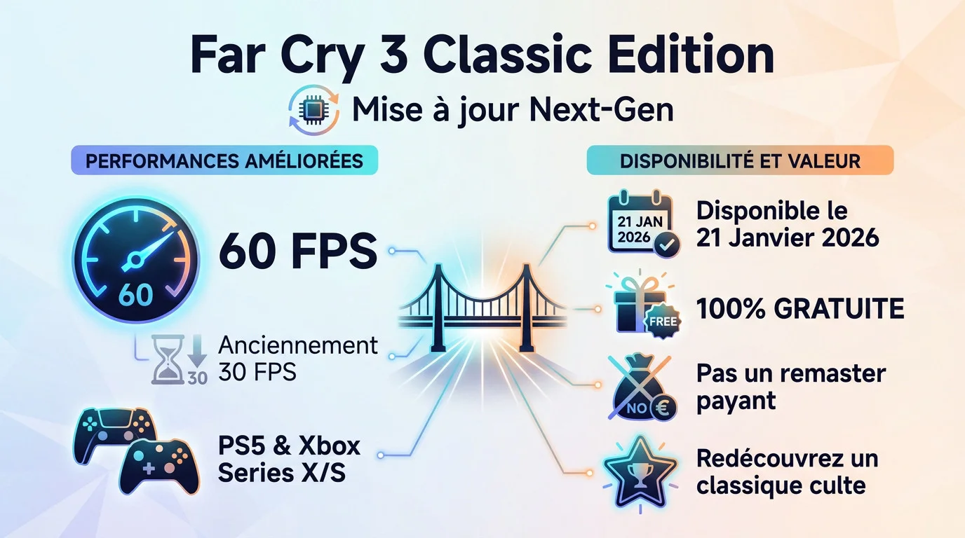 Vaas Montenegro dans Far Cry 3 Classic Edition profitant de la mise à jour 60 FPS sur consoles next-gen