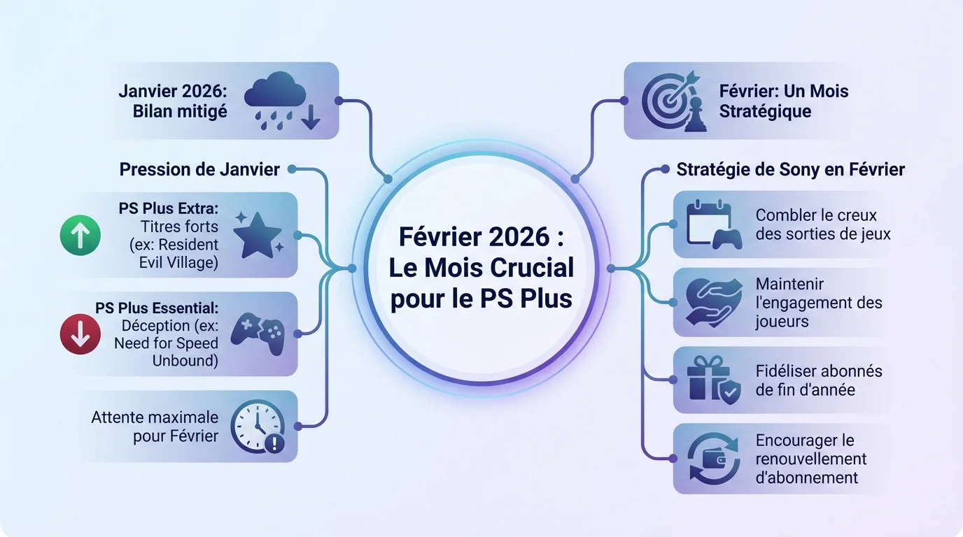 Abonnés attendant les jeux PS Plus de février 2026 avec impatience