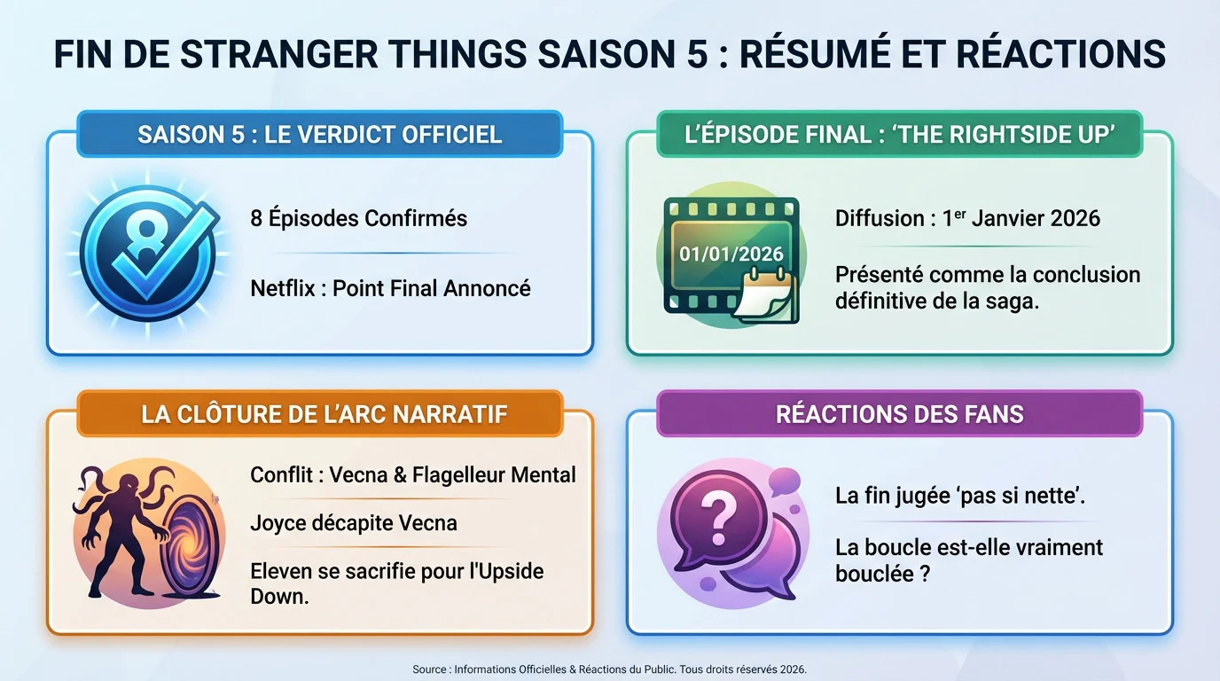 Scène finale de Stranger Things saison 5 montrant l'ambiguïté du sort d'Eleven