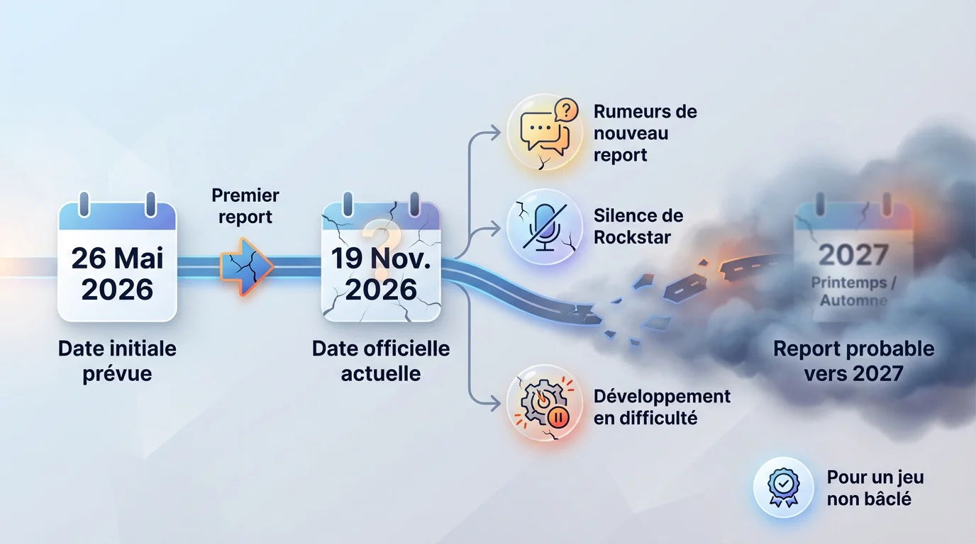 Incertitudes autour de la date de sortie de GTA 6 et rumeurs de report