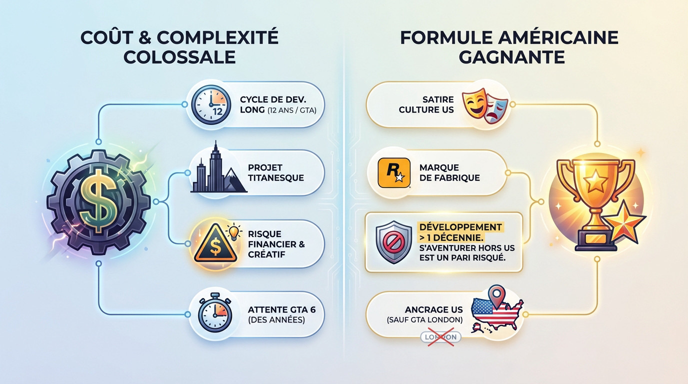 Analyse des coûts de développement de Rockstar Games pour la future carte GTA 7