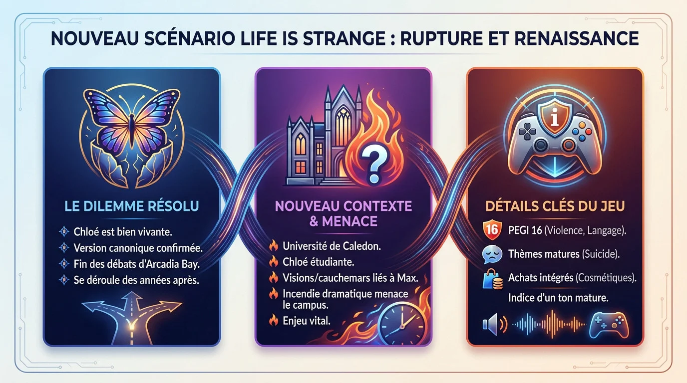 Max et Chloé face à leur destin dans le nouveau scénario de Life is Strange Reunion