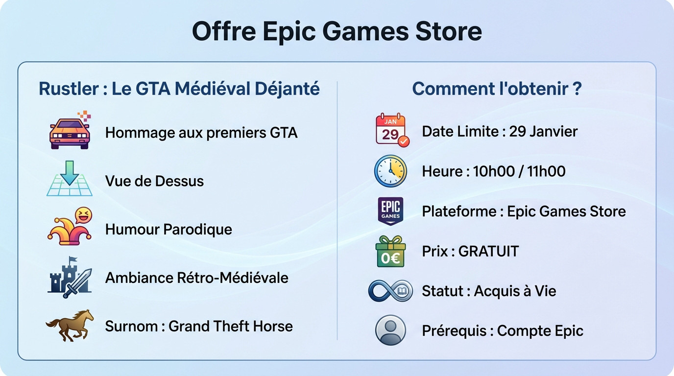 Le jeu Rustler offert gratuitement sur l'Epic Games Store