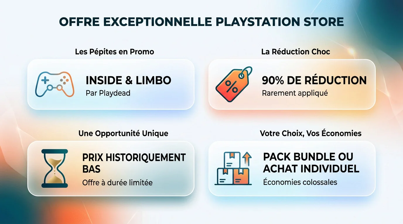 Promotion exceptionnelle Inside et Limbo sur le PlayStation Store