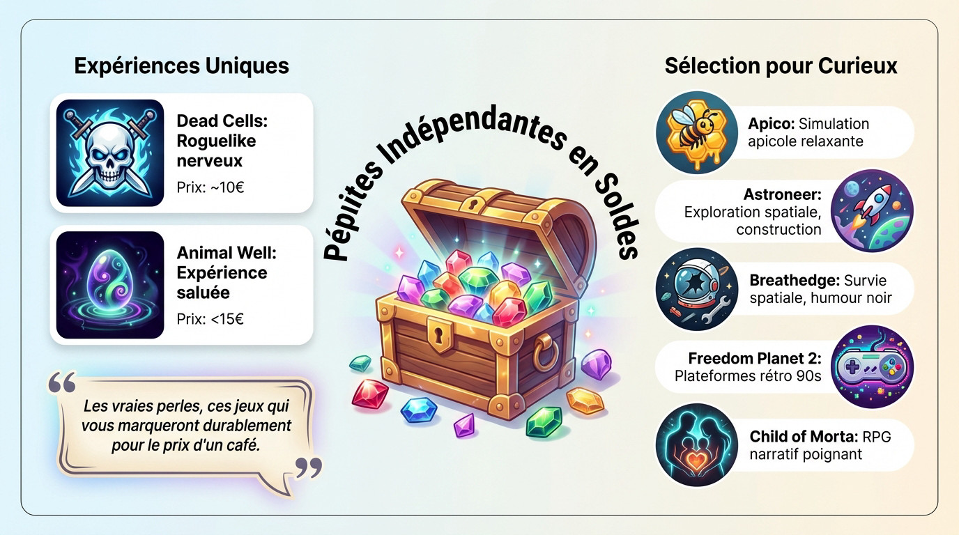 Sélection de jeux indépendants en promotion sur le PlayStation Store
