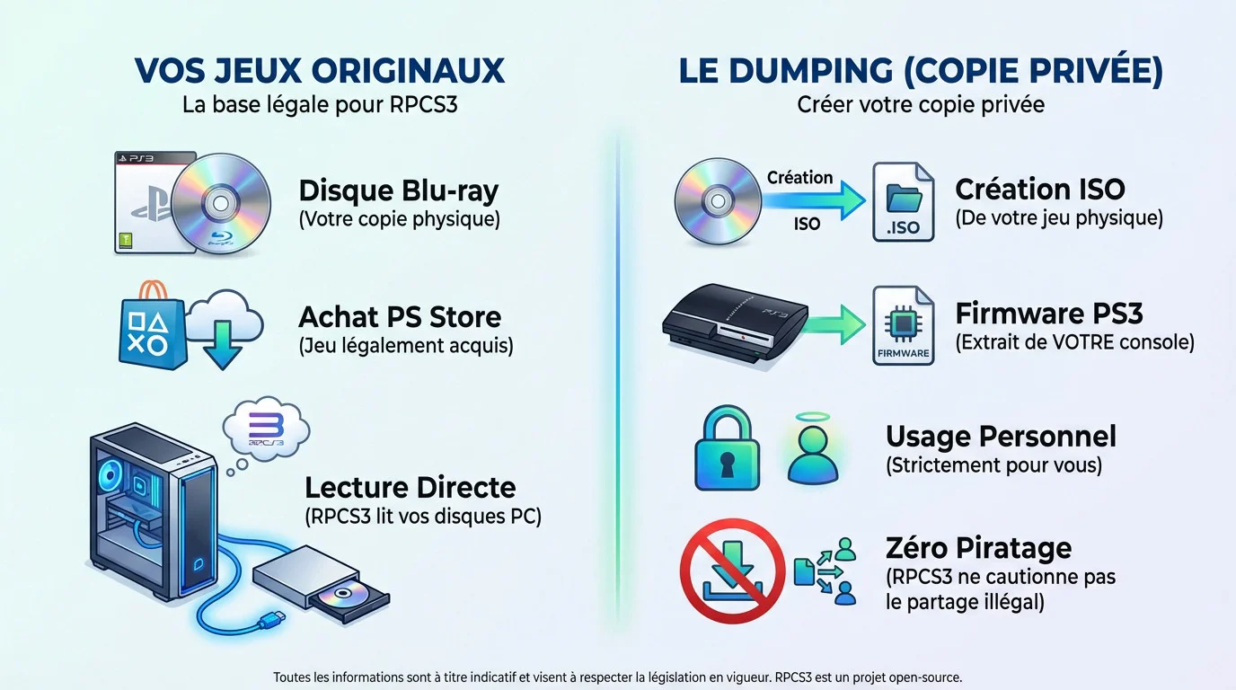 Guide pour utiliser l'émulateur RPCS3 légalement avec ses propres jeux PS3
